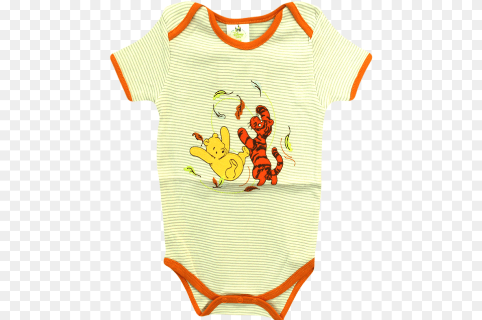 Disney Baby Winnie The Pooh Grey Stripes Bodysuits Cartoon, Applique, Clothing, Pattern, T-shirt Free Transparent Png