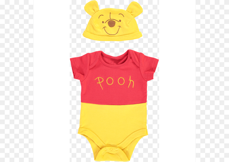 Disney Baby Winnie The Pooh Maillot, Clothing, T-shirt, Person Free Png Download