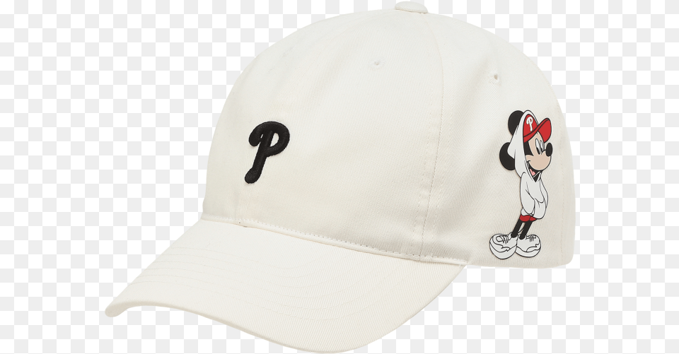 Disney Ball Cap Philadelphia Phillies Baseball Cap, Baseball Cap, Clothing, Hat, Person Free Png Download