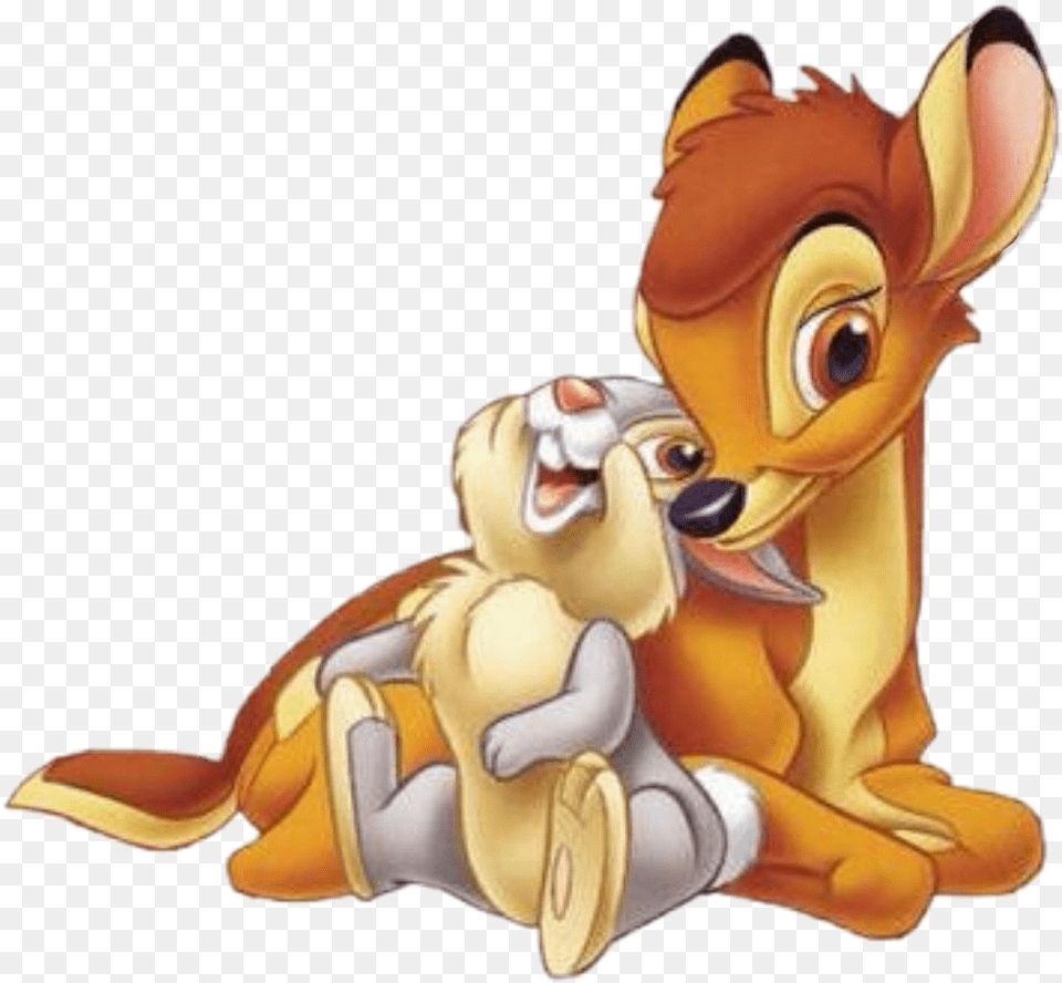 Disney Bambi Thumper Cute Bambi And Thumper Love, Animal, Canine, Dog, Mammal Png