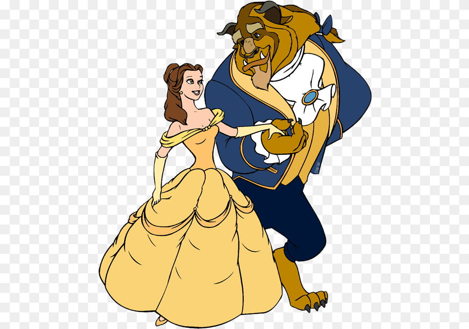 Disney Beauty And The Beast Clipart, Book, Publication, Comics, Adult Free Png Download