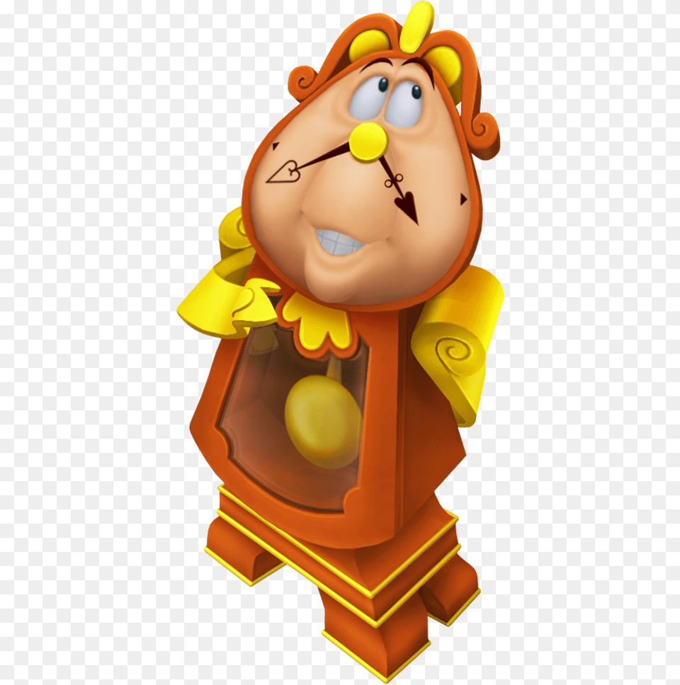 Disney Beauty And The Beast Cogsworth, Toy, Cartoon Free Png Download