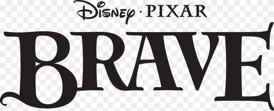 Disney Black Logo Disney Svg Black And White Brave Logo, Text, Gas Pump, Machine, Pump Free Transparent Png