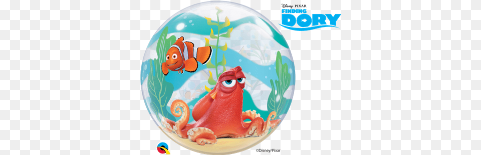 Disney Bubble Finding Dory 22quot Finding Dory Bubble Balloons Mylar Balloons Foil, Animal, Sea Life, Plate, Fish Free Png Download