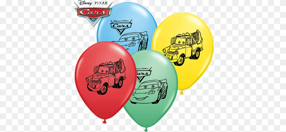 Disney Cars 11quot Assorted Latex Balloons Disneyland Park Walt Disney Studios Park, Balloon Free Transparent Png