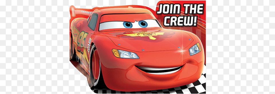 Disney Cars 2 Party Invites Pkt Amscan Disney Cars 2 Party Invitations 8 Pack, Car, Coupe, Sports Car, Transportation Png Image