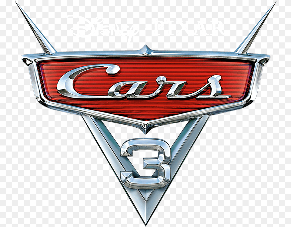 Disney Cars 3 Logo, Car, Emblem, Symbol, Transportation Free Transparent Png