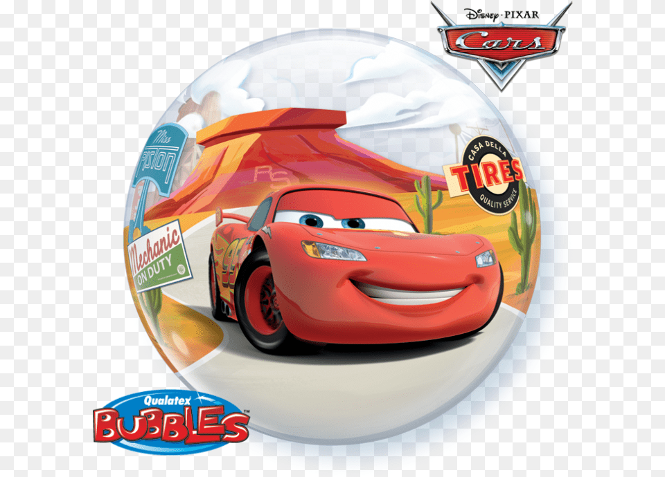 Disney Cars Lightening Mcqueen U0026 Mater Bubble Balloon Cars Balloons, Car, Transportation, Vehicle, Machine Free Png Download