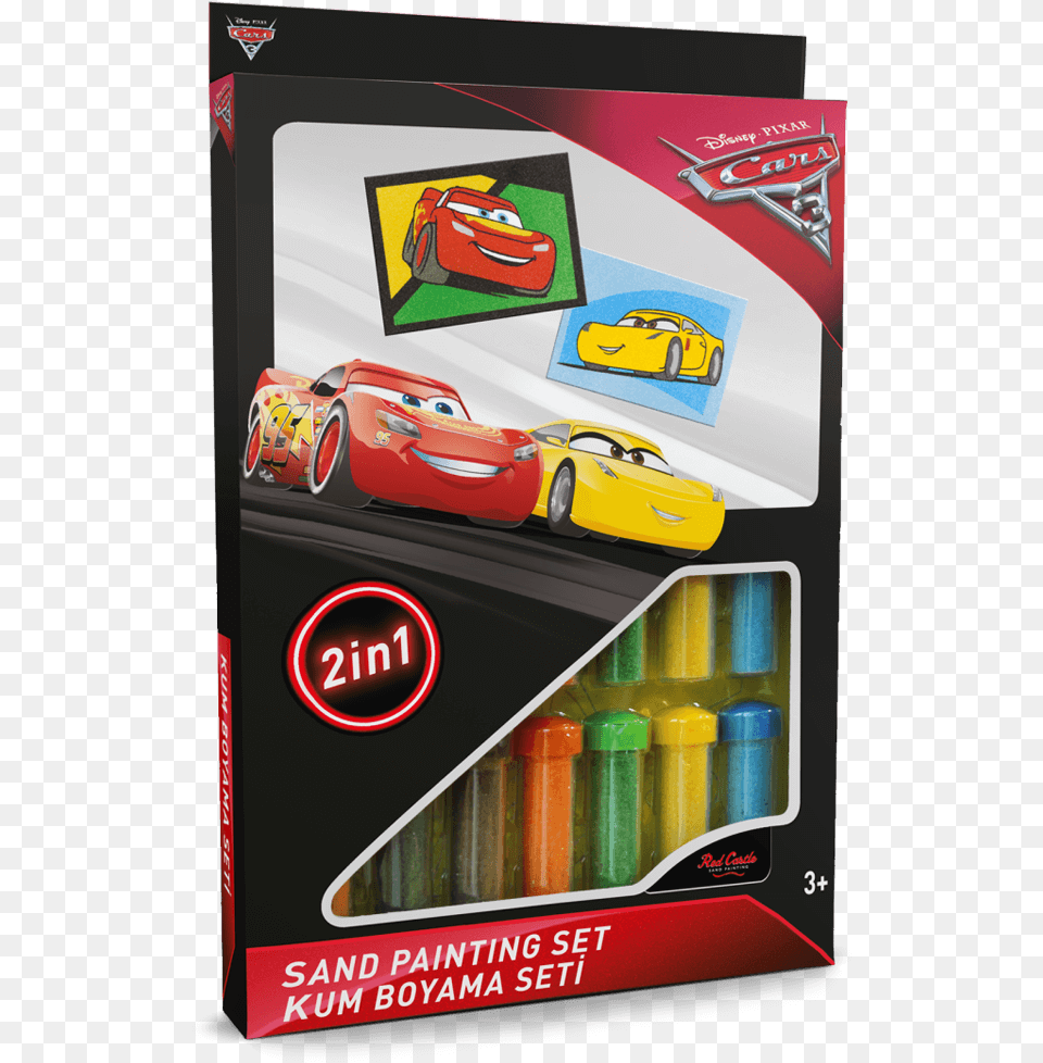 Disney Cars Sand Painting Set Deutschland, Car, Transportation, Vehicle, Machine Free Transparent Png