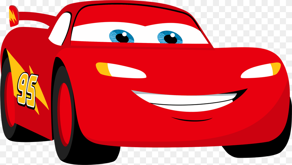 Disney Cars Svg Lightning Mcqueen Clipart, Car, Sports Car, Transportation, Vehicle Png