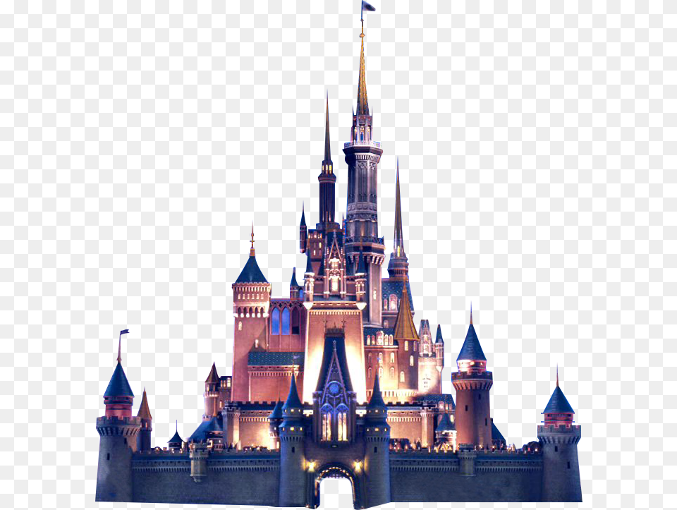 Disney Castle, Architecture, Building, Fortress, Spire Free Transparent Png