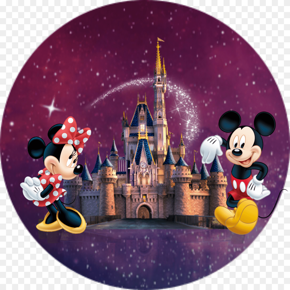 Disney Castle Disneycastle Disneyworkd Mickey Mickey Minnie Disney Castle, Architecture, Building, Baby, Person Free Transparent Png