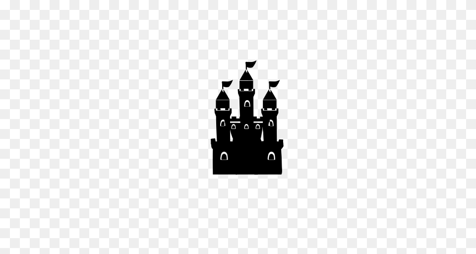 Disney Castle Icons Download And Vector Icons, Gray Free Png