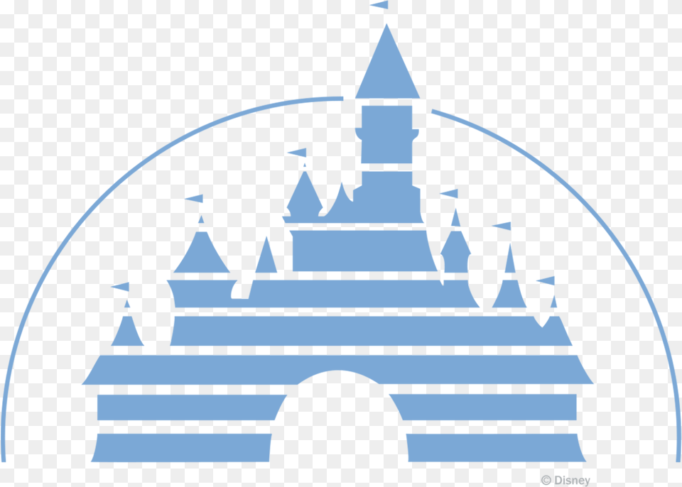 Disney Castle Logo Disney Blue Castle Logo, Architecture, Building, House, Housing Free Png Download