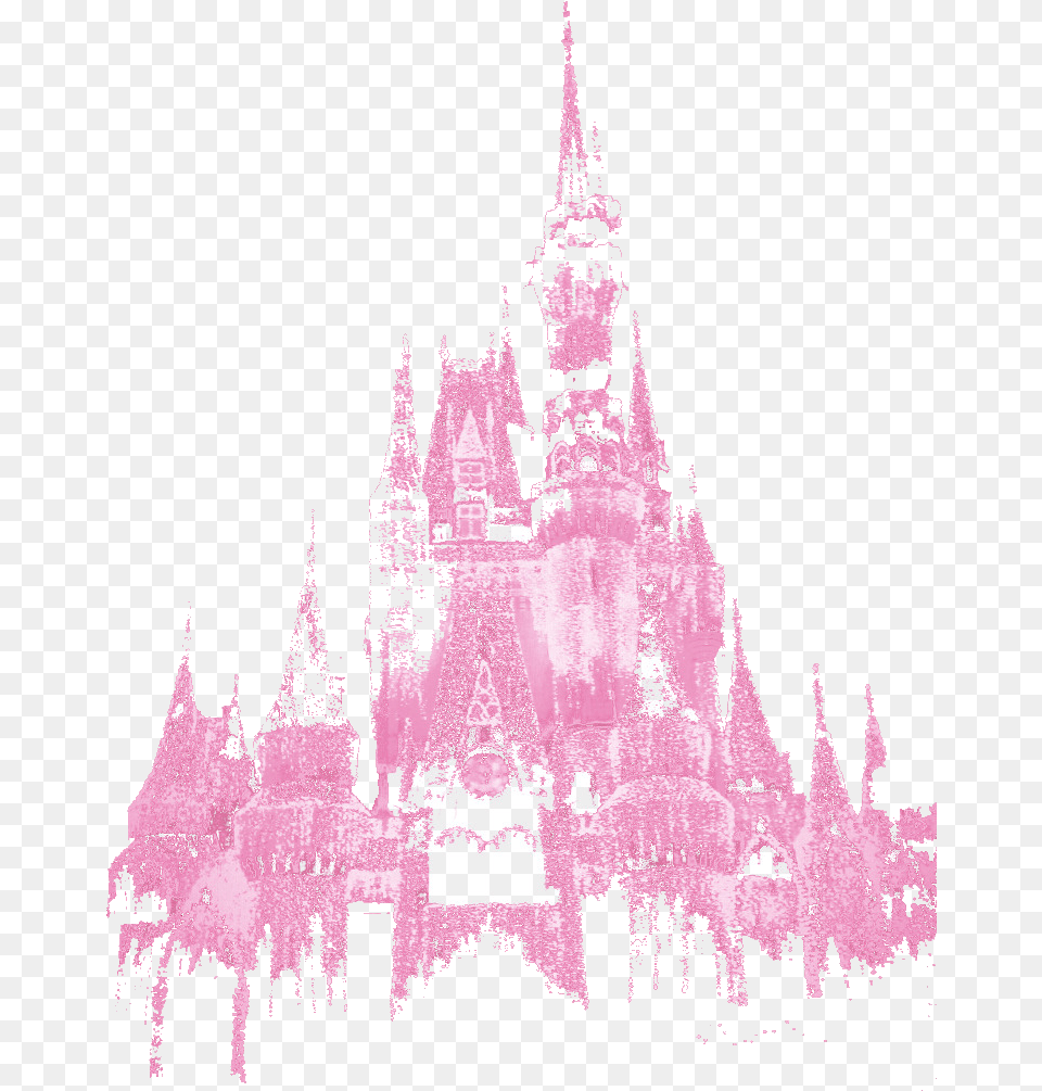 Disney Castle Pink Clipart Sleeping Beauty Disneyland Disney Castle, Architecture, Building, Tower, Spire Png