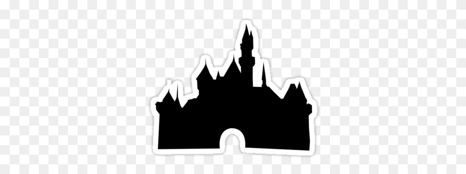 Disney Castle Silhouette Clip Art Clipart, Stencil Free Png