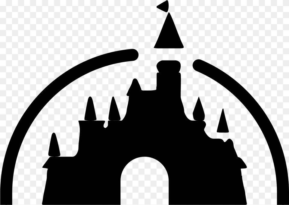 Disney Castle Silhouette Mydrlynx Disney Castle Icon, Gray Png Image