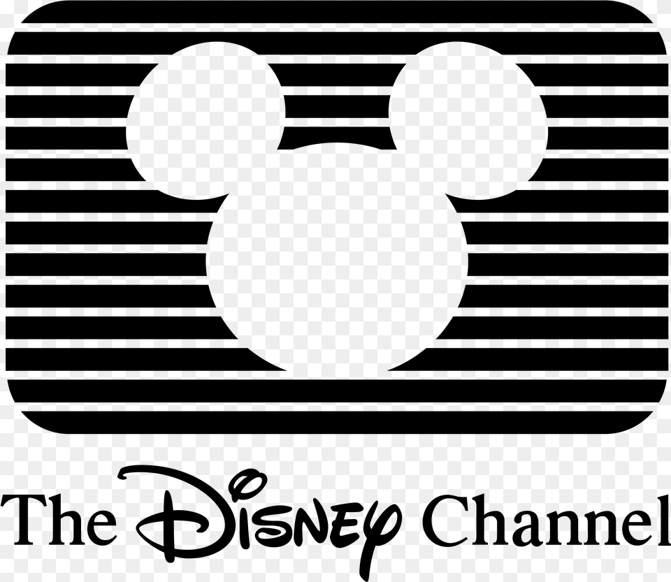 Disney Channel Logo, Gray Free Png Download