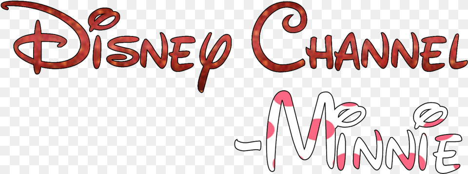 Disney Channel Minnie, Text Png