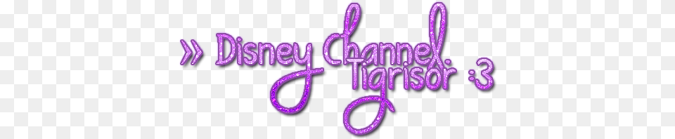 Disney Channel Text Calligraphy, Light, Purple, Cross, Symbol Free Transparent Png