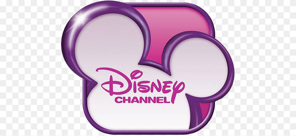Disney Channels Logos Clipart Disney Channel Logo Small, Purple, Text Free Png