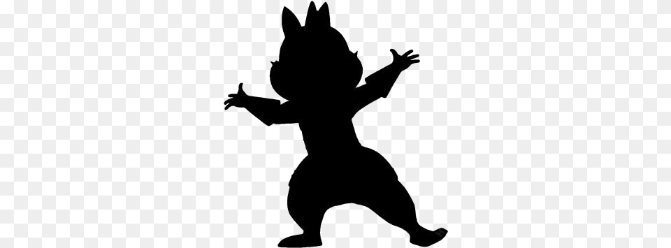 Disney Character Full Hd Chip And Dale, Silhouette, Bow, Weapon Png Image