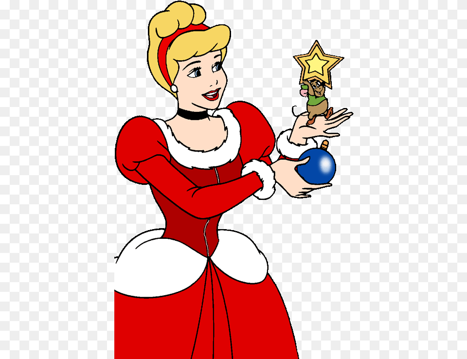Disney Christmas Clipart Disney Clipart Galore Cinderella Christmas Disney, Baby, Person, Face, Head Free Png Download