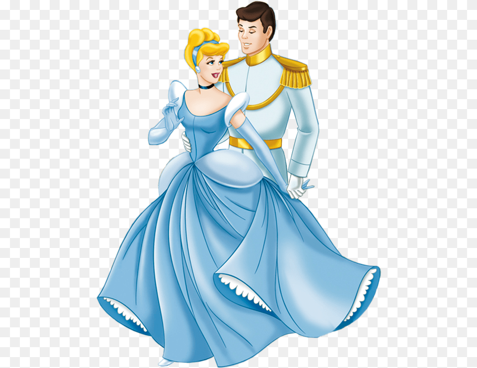 Disney Cinderella And Prince Charming, Book, Clothing, Comics, Costume Free Transparent Png