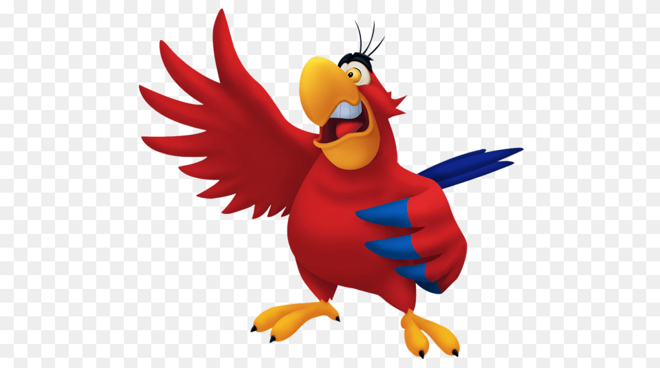 Disney Clip Aladdin Cartoon, Animal, Beak, Bird, Parrot Png Image