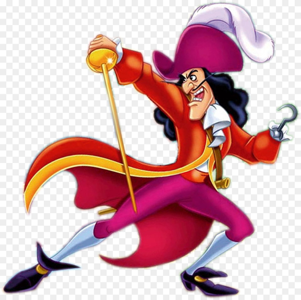 Disney Clipart Captain Hook, Adult, Person, Female, Woman Free Transparent Png