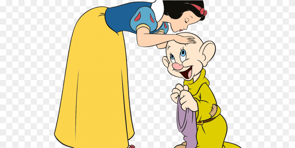 Disney Clipart Seven Dwarfs Snow White And Dopey Clipart, Person, Cartoon, Face, Head Free Png