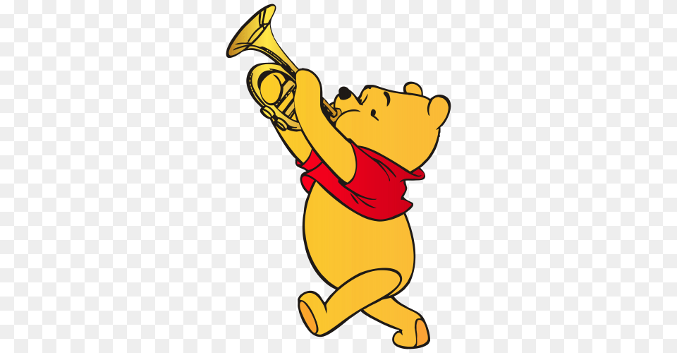 Disney Clipart Winnie, Brass Section, Horn, Musical Instrument, Baby Free Png