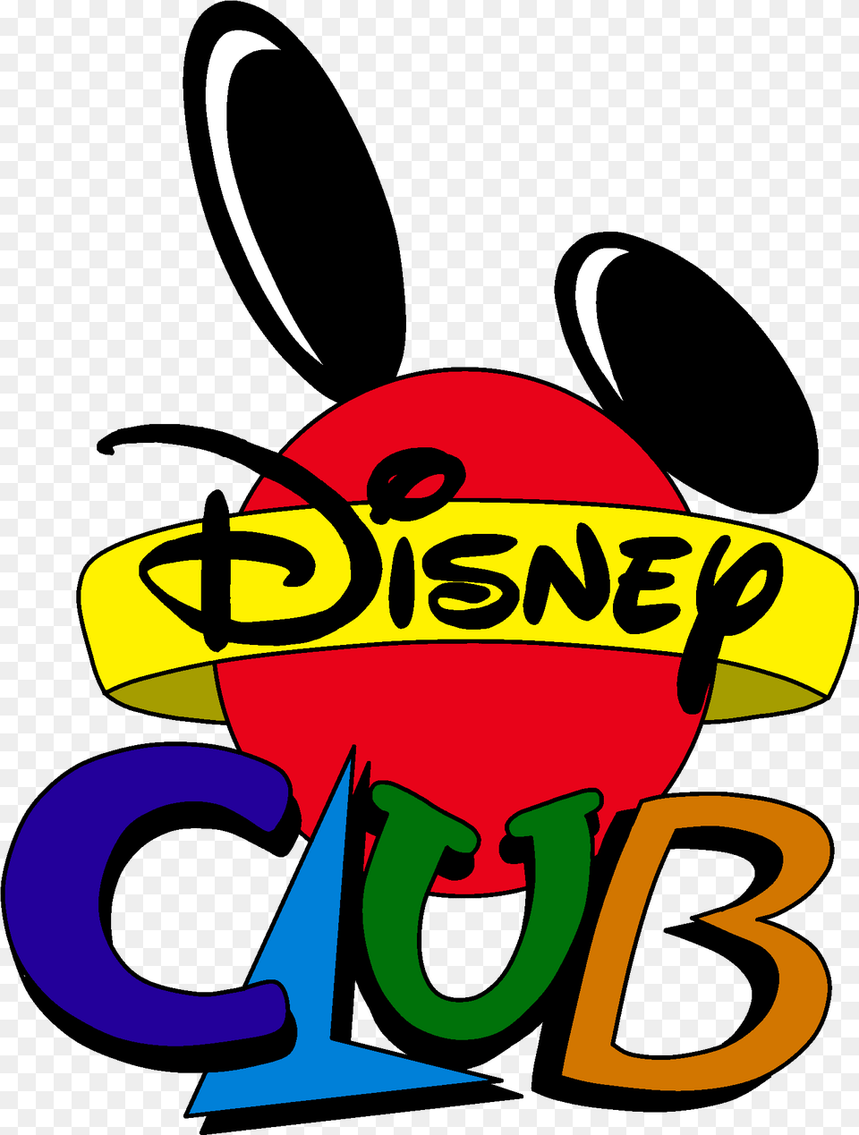 Disney Club Cartoon Logo Disney Club Logo, Dynamite, Text, Weapon Png Image