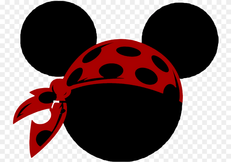 Disney Cruise Disney Trips Mickey Mouse Silhouette Mickey Pirate Svg, Accessories, Bandana, Headband Free Png Download