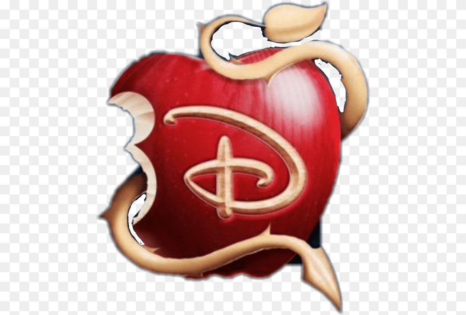 Disney Descendants Descendants2 Apple Freetoedit Disney Descendants Logo, Food, Fruit, Plant, Produce Free Png