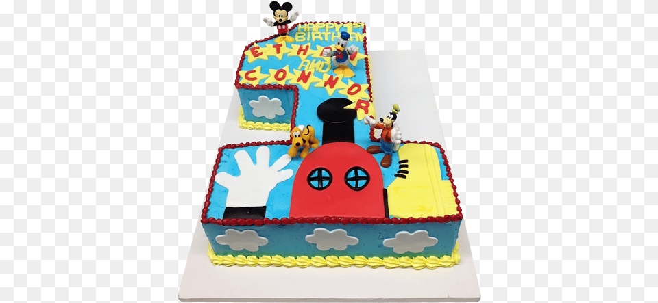 Disney Design Cake Kue, Birthday Cake, Cream, Dessert, Food Png Image