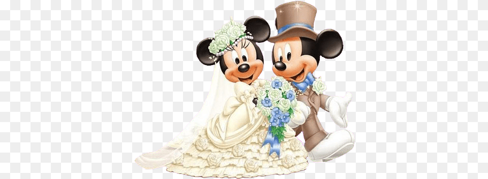 Disney Disney Wedding Mickey And Minnie, Winter, Figurine, Snowman, Nature Png Image