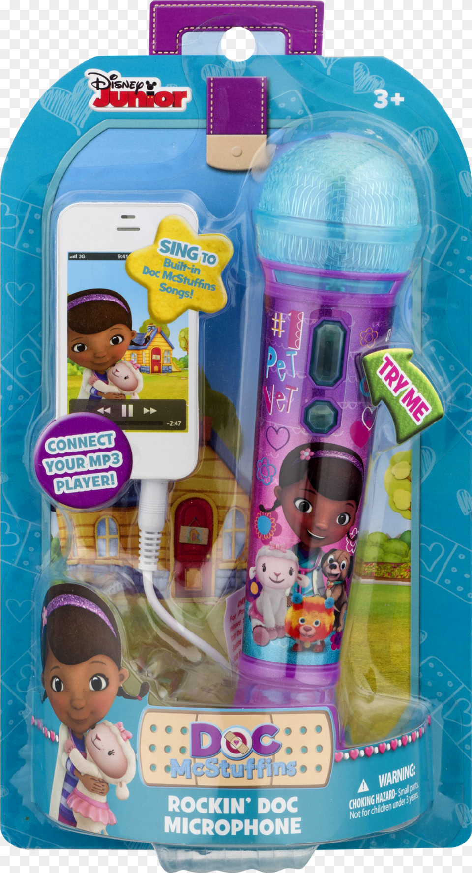 Disney Doc Mcstuffins Rockin39 Doc Mp3 Microphone Multicolor, Doll, Toy, Baby, Person Free Png Download