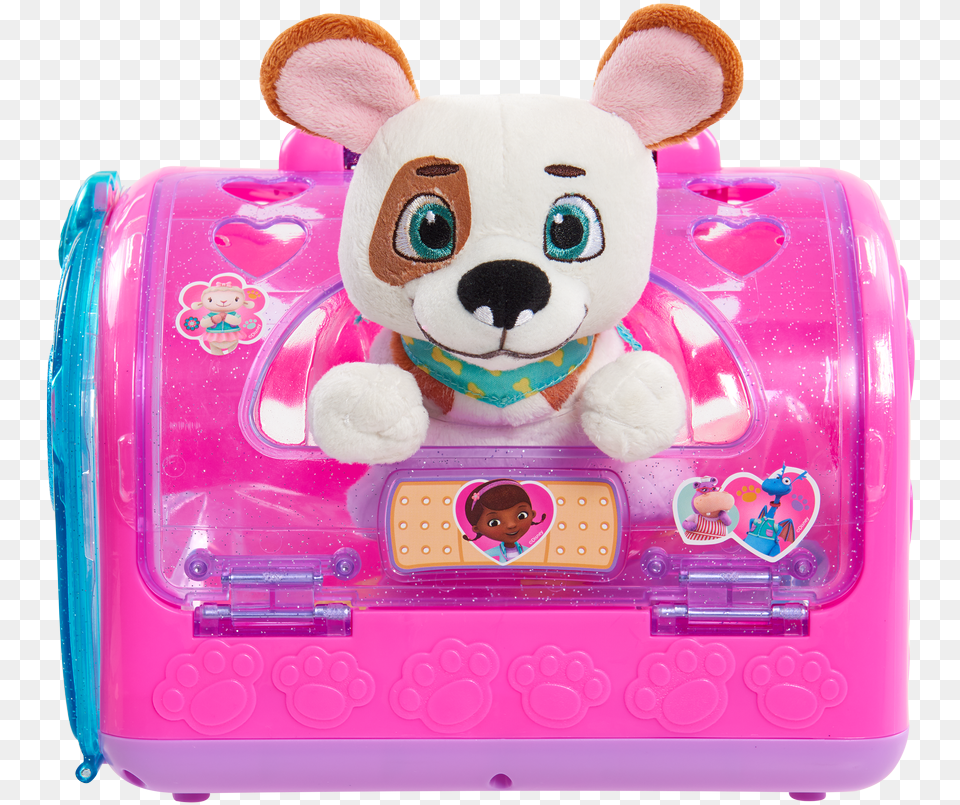 Disney Doc Mcstuffins Toy Hospital On The Go Pet Carrier Doc Mcstuffins Pet Rescue Carrier Oliver, Baby, Person Free Transparent Png