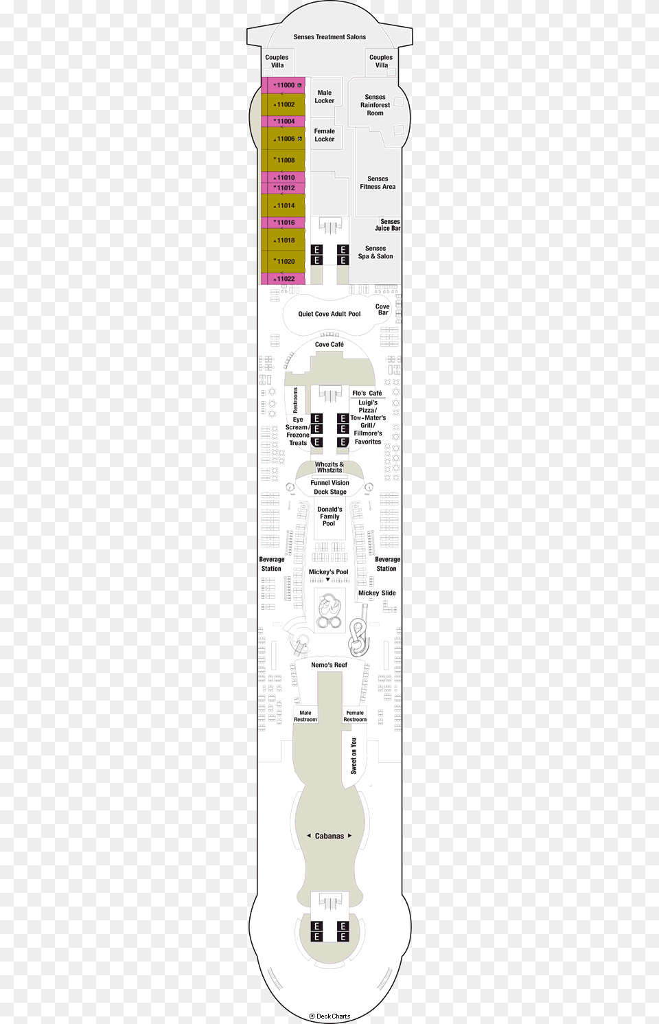 Disney Dream Deck Plan, Text, Chart, Diagram, Plot Free Png Download