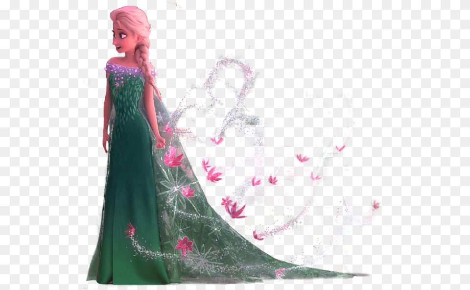 Disney Elsa And Frozen Fever Image Frozen Fever Elsa, Clothing, Dress, Fashion, Gown Free Png