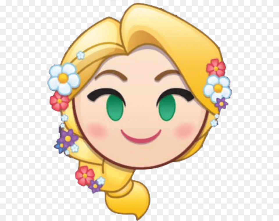 Disney Emoji Blitz Rapunzel, Baby, Person, Face, Head Free Transparent Png