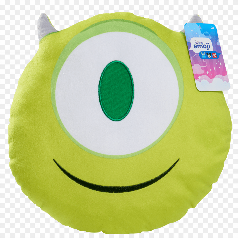 Disney Emoji Plush Mike Wazowski, Cushion, Home Decor, Pillow, Credit Card Free Png Download