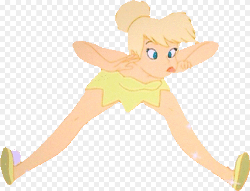 Disney Fairy Waltdisney Tinkerbell Cute Mood Stickers Aesthetic Disney Princess, Baby, Person, Dancing, Leisure Activities Free Transparent Png