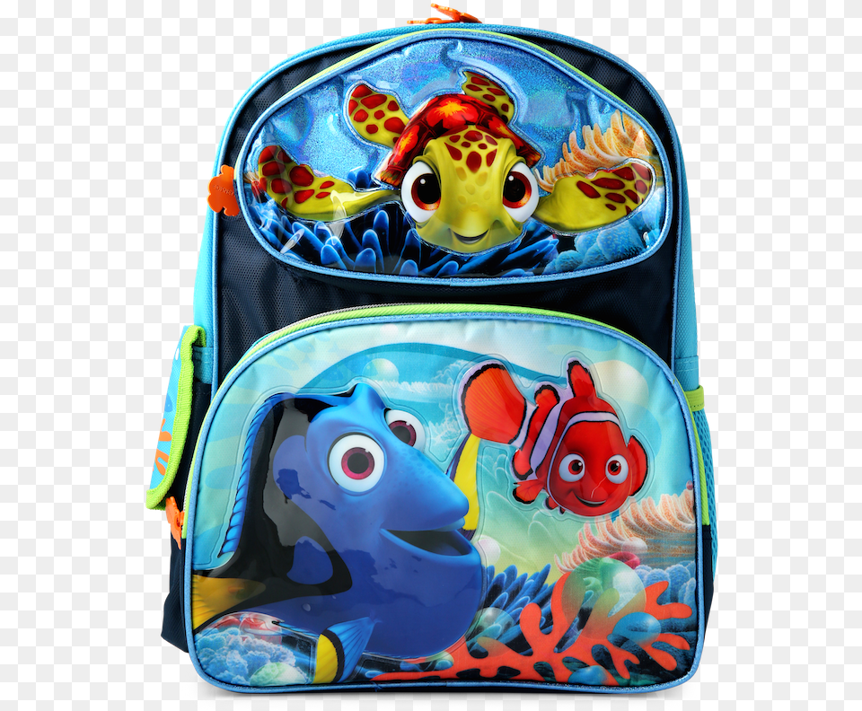 Disney Finding Nemo 14 Large Backpack, Bag, Animal, Fish, Sea Life Free Png Download