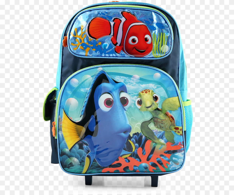 Disney Finding Nemo Backpack, Bag, Face, Head, Person Free Png
