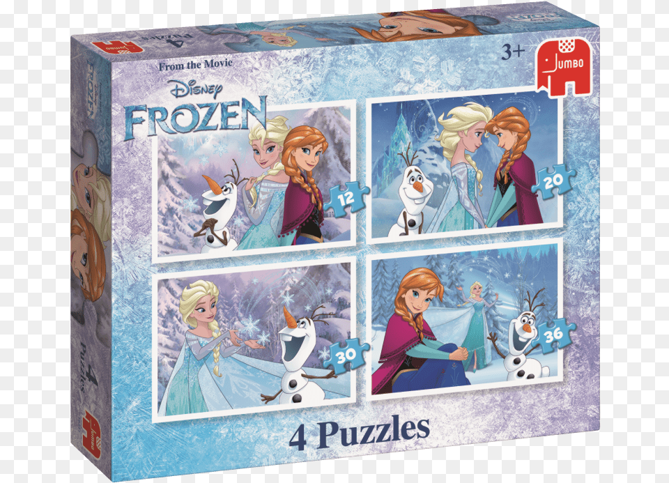 Disney Frozen 4in1 Puzzle Paper Magic 32 Count Valentines Frozen, Publication, Book, Comics, Adult Free Png Download