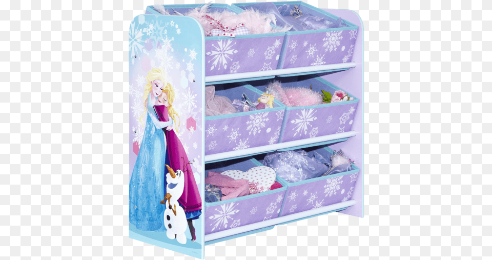 Disney Frozen 6 Bin Storage Unit By Hellohome, Drawer, Furniture, Crib, Infant Bed Free Transparent Png