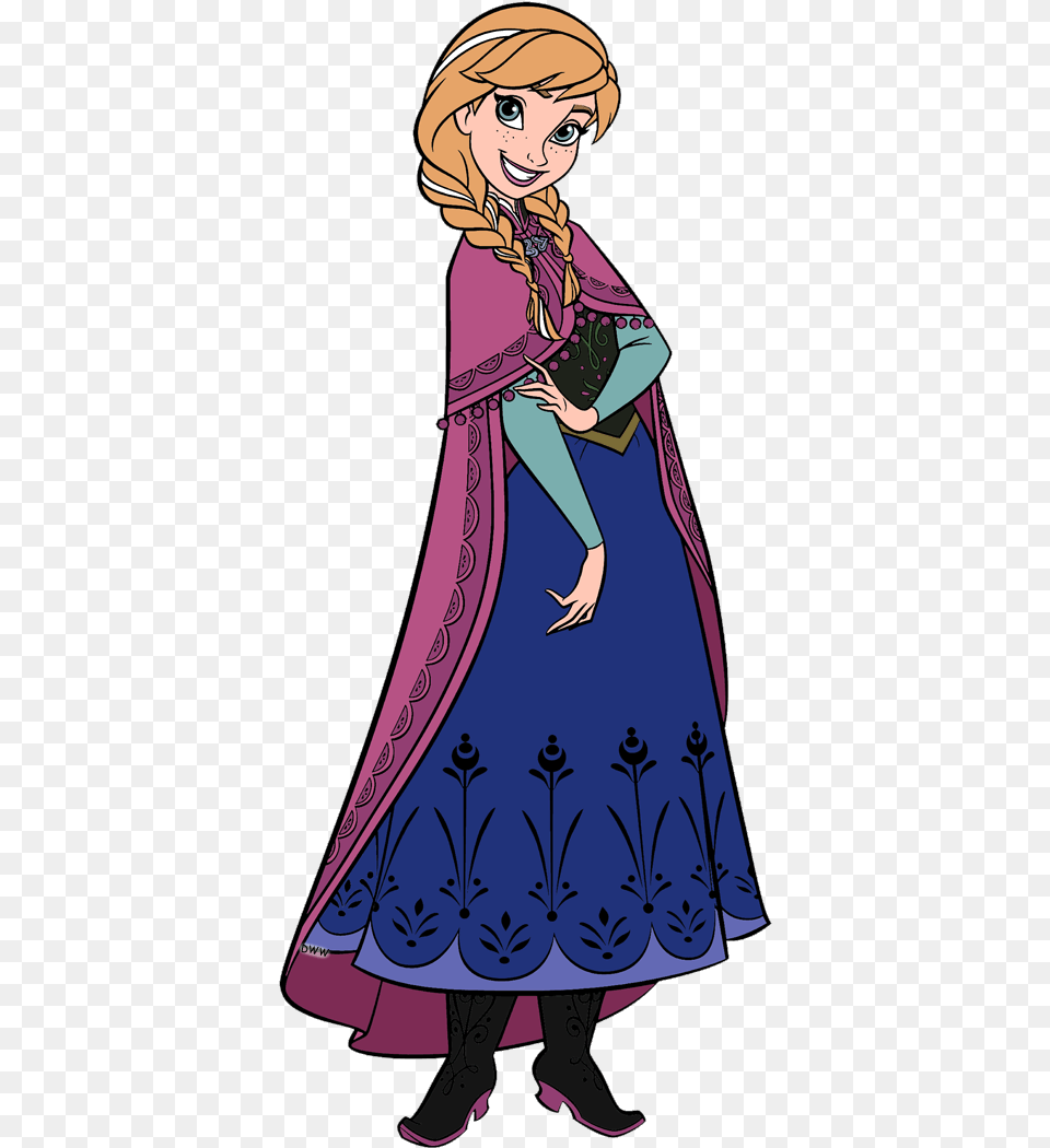 Disney Frozen Anna Clip Art, Adult, Person, Female, Fashion Free Png Download