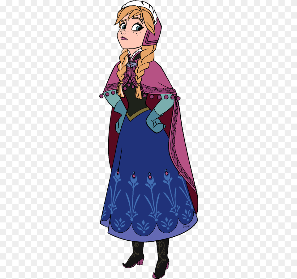 Disney Frozen Clip Art Image Frozen Anna Disney Clipart, Adult, Publication, Person, Female Free Transparent Png